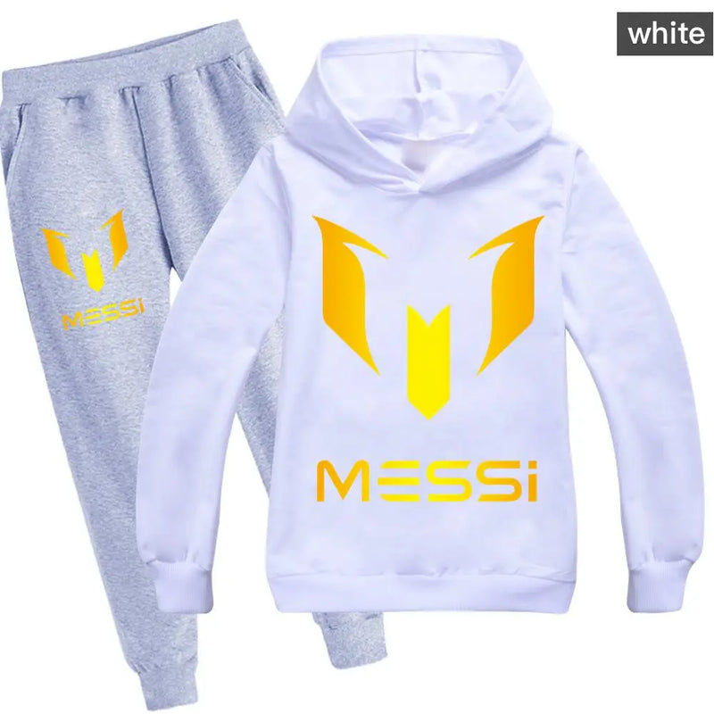 Ensemble sweat à capuche et pantalon Messi pour fille