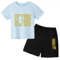 CR7 Summer Outfits for Kids 2-Piece Set: Shorts and T-Shirt